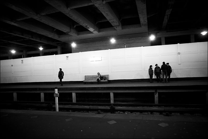 Метро. Станция Кутузовская. Москва. Февраль 2010 года