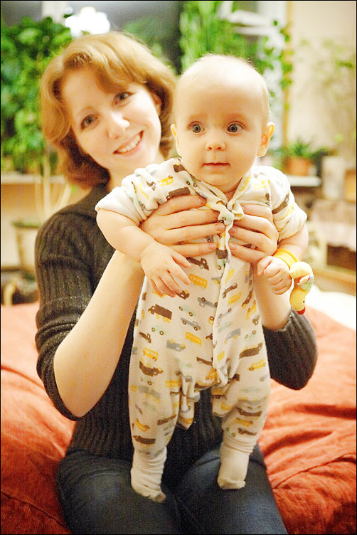 У родителей. Январь 2011 года
