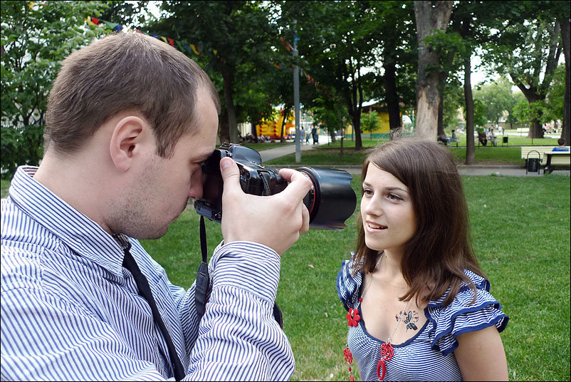 back stage. Июль 2011 года.